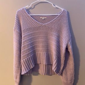AE CROPPED SWEATER SZ MED